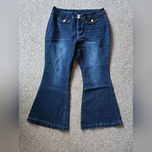 Shein Curve High Waist Stretch Flare Jeans